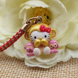 Japan Sanrio Original Perfume-shaped Charm Ball Chain - Hello Kitty /  Forever Sanrio