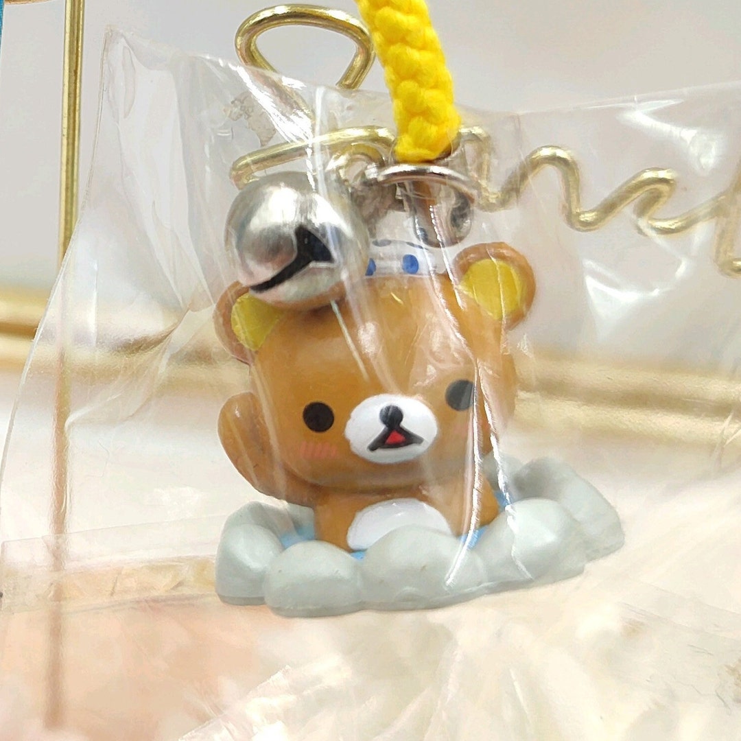 Rilakkuma Onsen Charm Phone Strap,cellphone Strap,mobile Strap,kuma