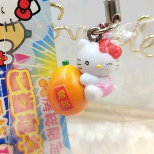 Cellphone Strap,Kitty Loquat Japanese Plum Mascot Phone Charm,Mobile Phone Charm,Phone Charm Strap,Charm Bag,Keychain,Gift