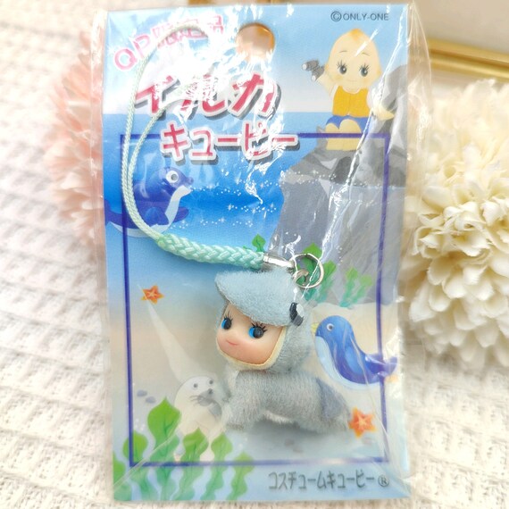 Kewpie Figure Common Dolphins Costume Charm Doll Strap Phone