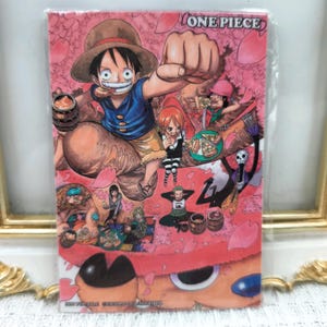 One Piece Original Picture Magnet Characters Sheet Card Straw Hat Pirates Vintage