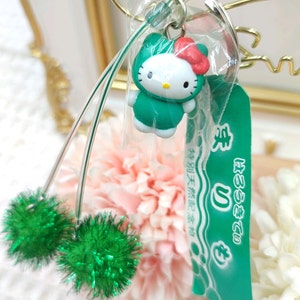 Keychain holder,Kitty Marimo Moss Ball Mascot Charm Keyvhain,Charm Keychain,Charm Bag,Keychain,Gift
