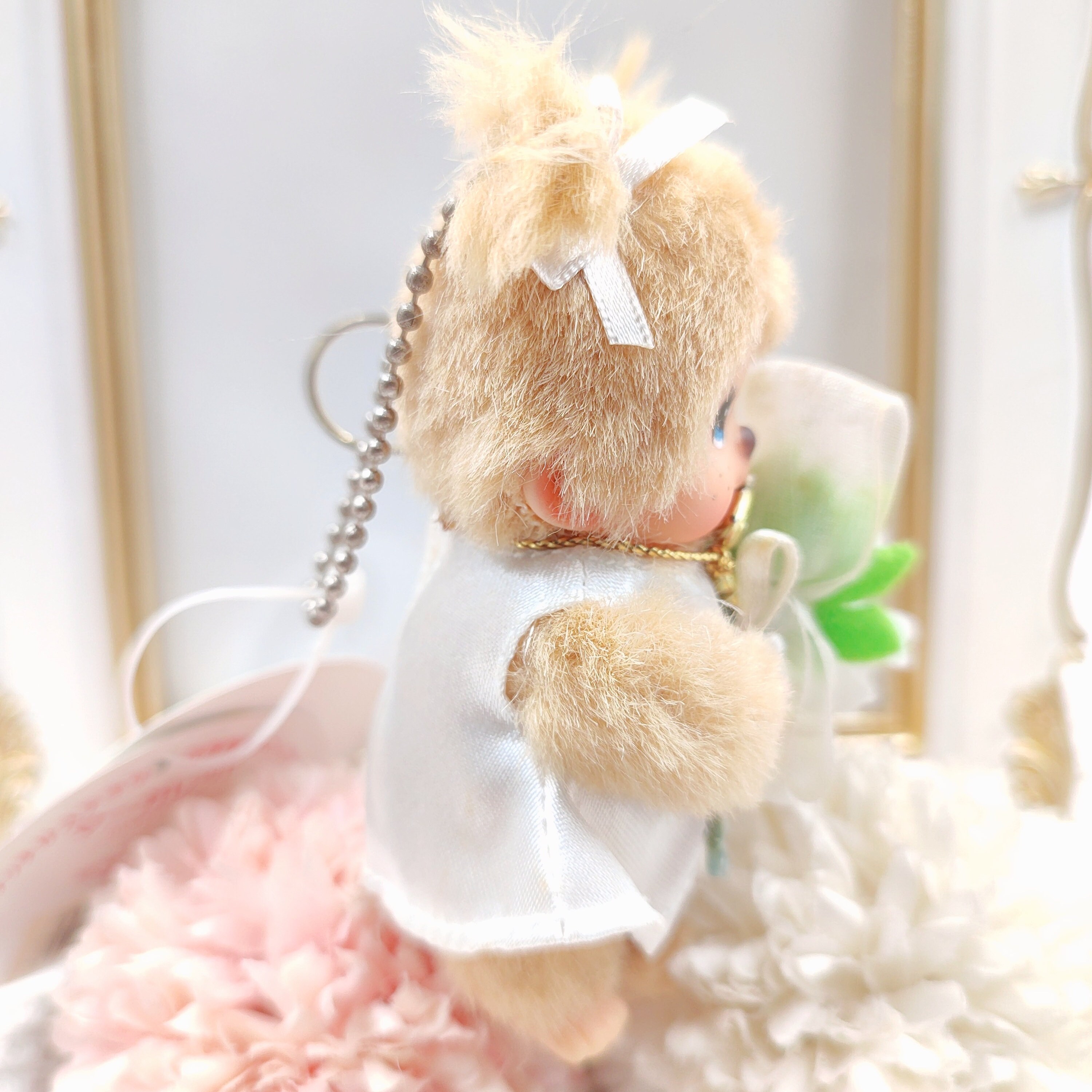 Monchhichi Doll Keychain Flower Garden Collection 30th