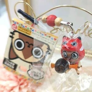 Monster Hunter Diary,Fukushima Charm Beads Strap,Cell phone Strap,Keychain,Gift,Birthday gift,New Year gift,Bag charm,Charm Strap