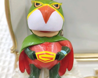 Vintage Ryu Nakanishi Gatchaman Figure Keychain,Key holder,Keychain,Gift,Birthday gift,Figure keychain