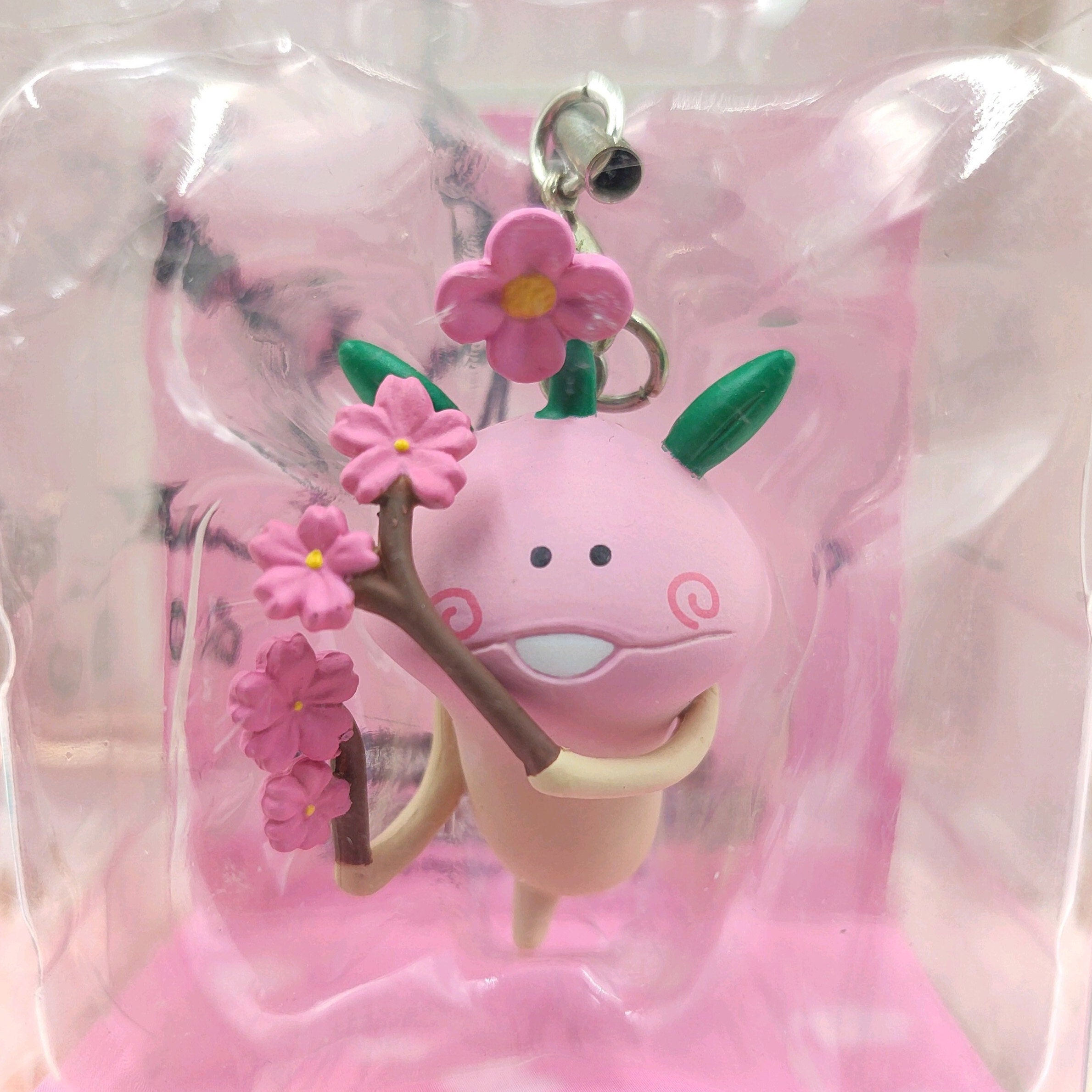 String Ting/ Mushroom/Sakura/heart and cloud キーチェーン String Ting》ブラッシング ハート桜 スマホストラップ 関送込