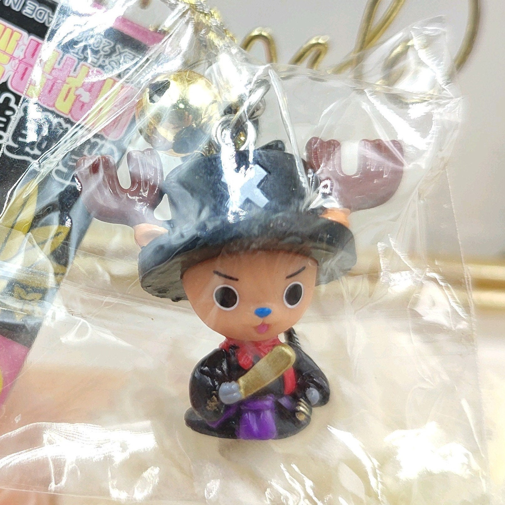 One Piece Chopperman with Minamoto no Yoritomo Limited Mini Figure Strap,Keychains,Charm Strap,Bag Charm,Gift
