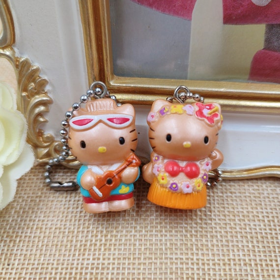 Vintage Sanrio Hello Kitty Dear Daniel HAWAII Figure Charm Keychain Japan RARE 2001 Hello Kitty Charm Kitty Keychain Sanrio Keychain Etsy