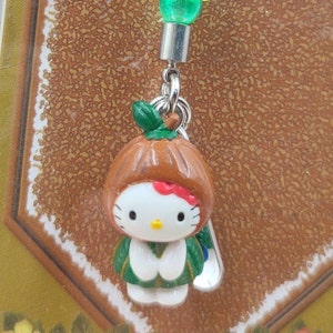 Kitty Gotochi Hawaii Coconut charm strap keychain limited gift local Japan