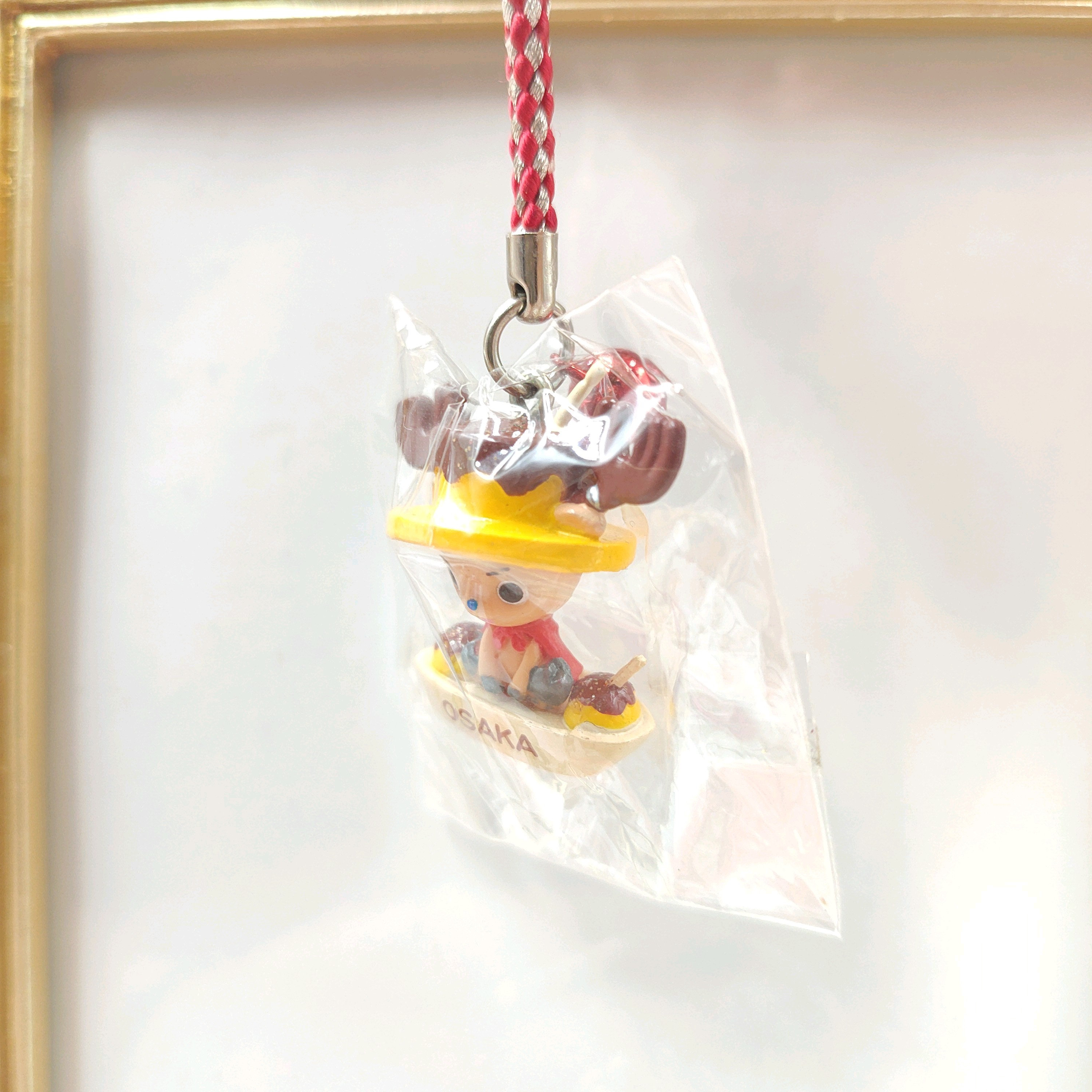 チョッパー  キーチェーン One Piece Chopper Osaka Takoyaki Mini Figure Strap,keychains