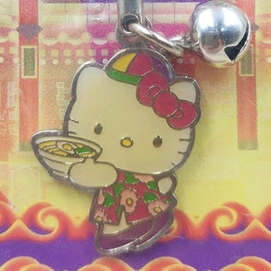 Kitty Yokohama Limited Charm Phone Strap,Charm Keychain,Cellphone Strap,Mobile Strap,Keychain,Charm,Gift