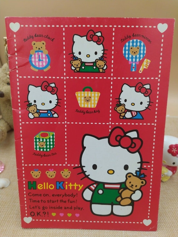 Sanrio Hello Kitty Notebook Paper Stationery Vintage Kawaii 