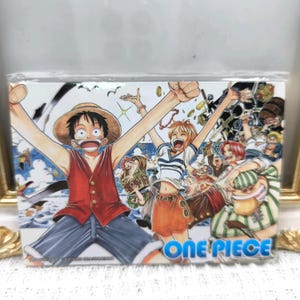 One Piece Original Picture Magnet Characters Sheet Card Straw Hat Pirates Vintage