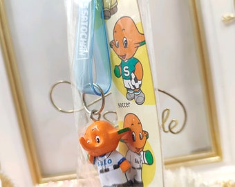 応援グッズ sato Vintage Sato Chan Mascot Strap Baseball Sports Sato Chan