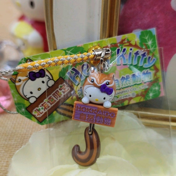 Sanrio Hello Kitty Phone Charm Strap,hello Kitty Charm,sanrio Charms,mobile  Charms,gotochi,charms Strap,keychains,sanrio Vintage,charms 