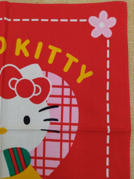 Sanrio Hello Kitty Handkerchief Cotton 100 % ,Vin… - image 6