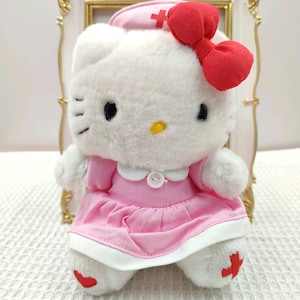 Hell Kitty Pink Nurse Plush Doll,Stuff Toys,Gift,Birthday gift,New year gift,Gift for her doll,Toys,Plushies
