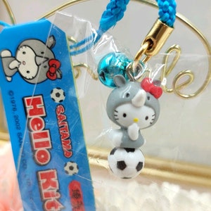 Cellphone Strap,Kitty Football Mascot Phone Charm,Mobile Phone Charm,Phone Charm Strap,Charm Bag,Keychain,Gift