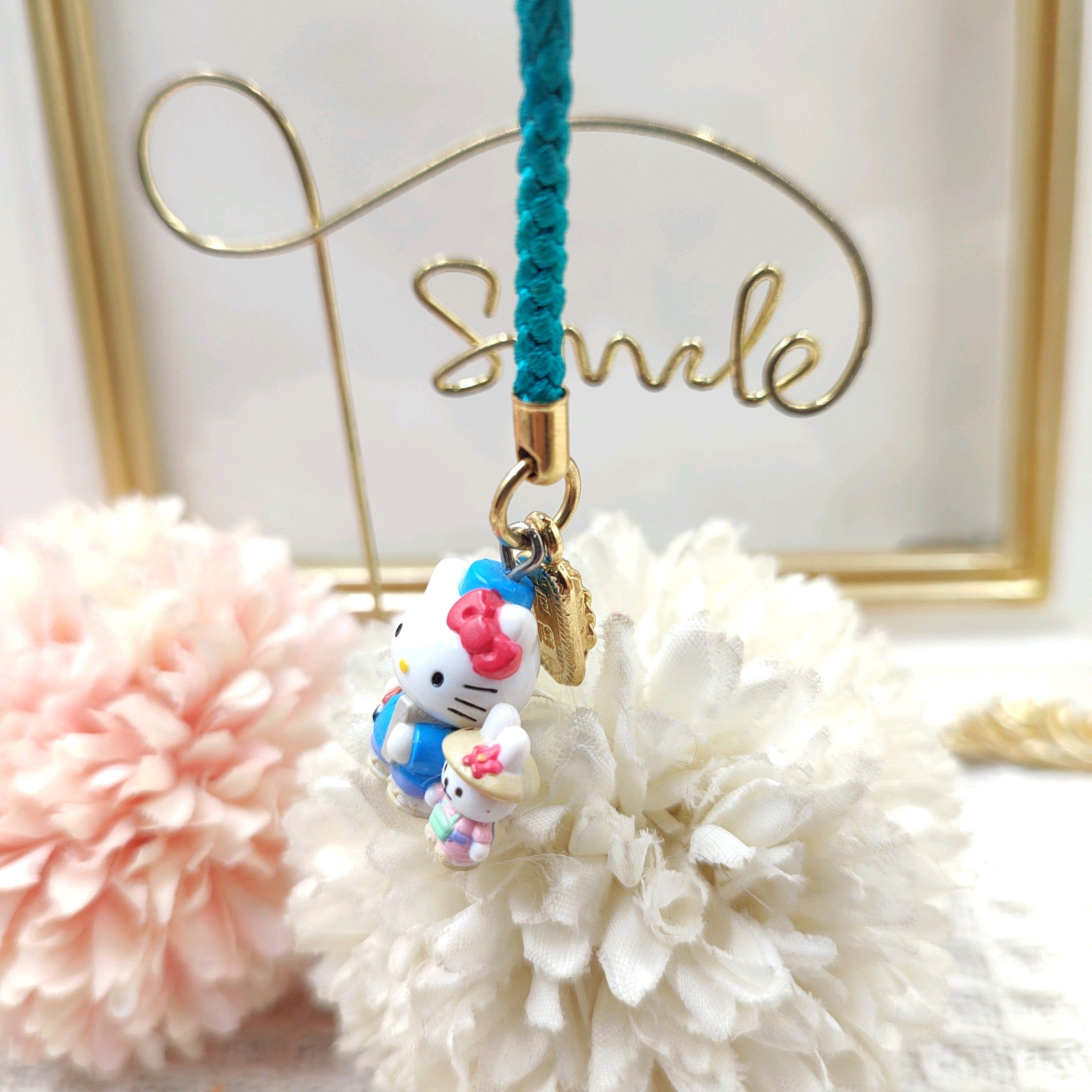 Vintage 2000 Hello Kitty Gotochi Keychains Charm Strap