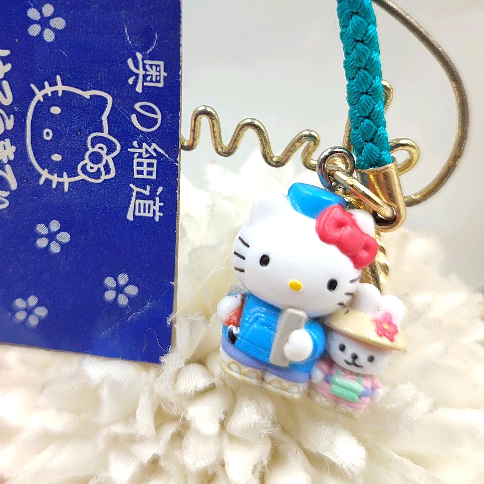 Vintage 2000 Hello Kitty Gotochi Keychains Charm Strap