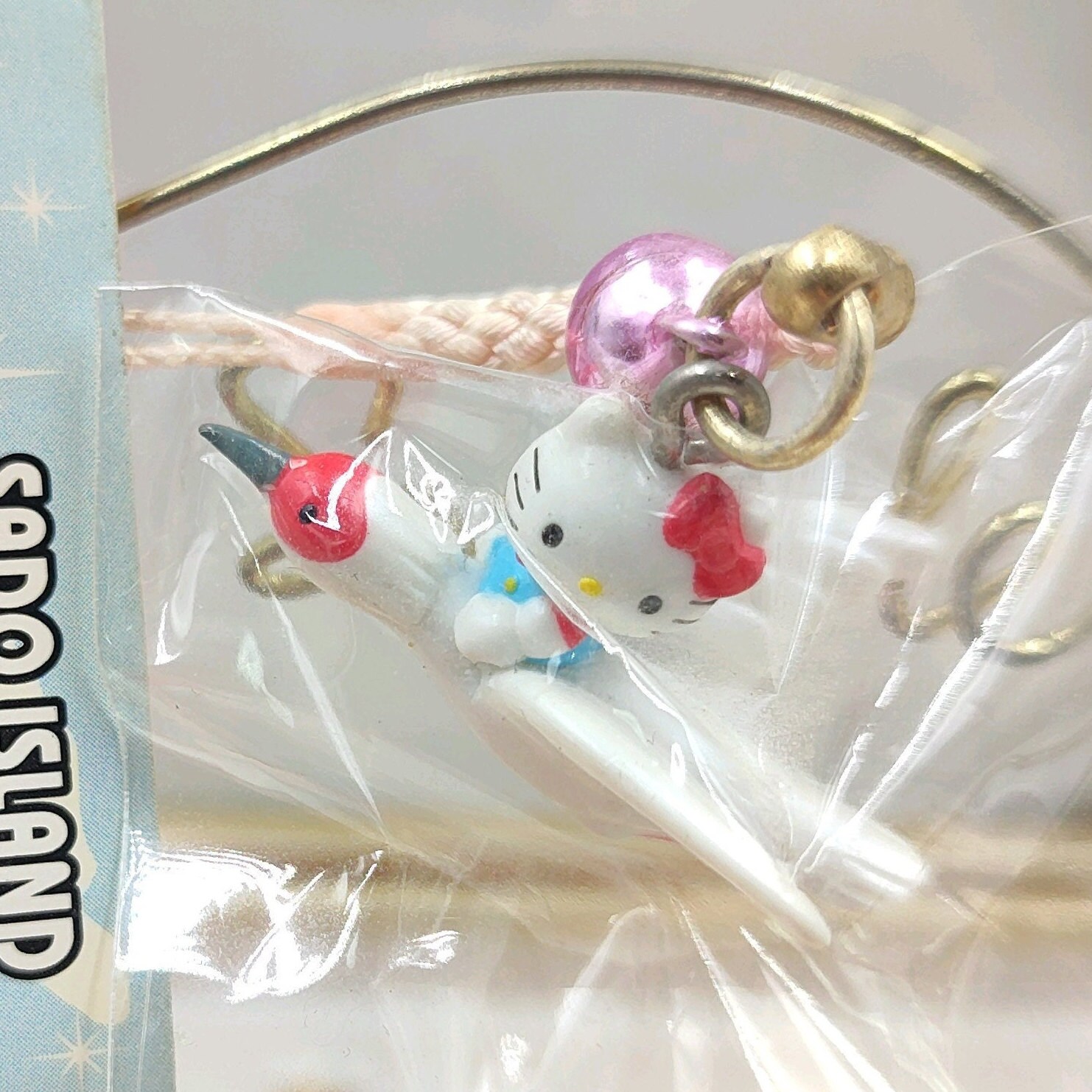 Hello Kitty Gotochi Charm Strap Keychains Kitty Sado Island