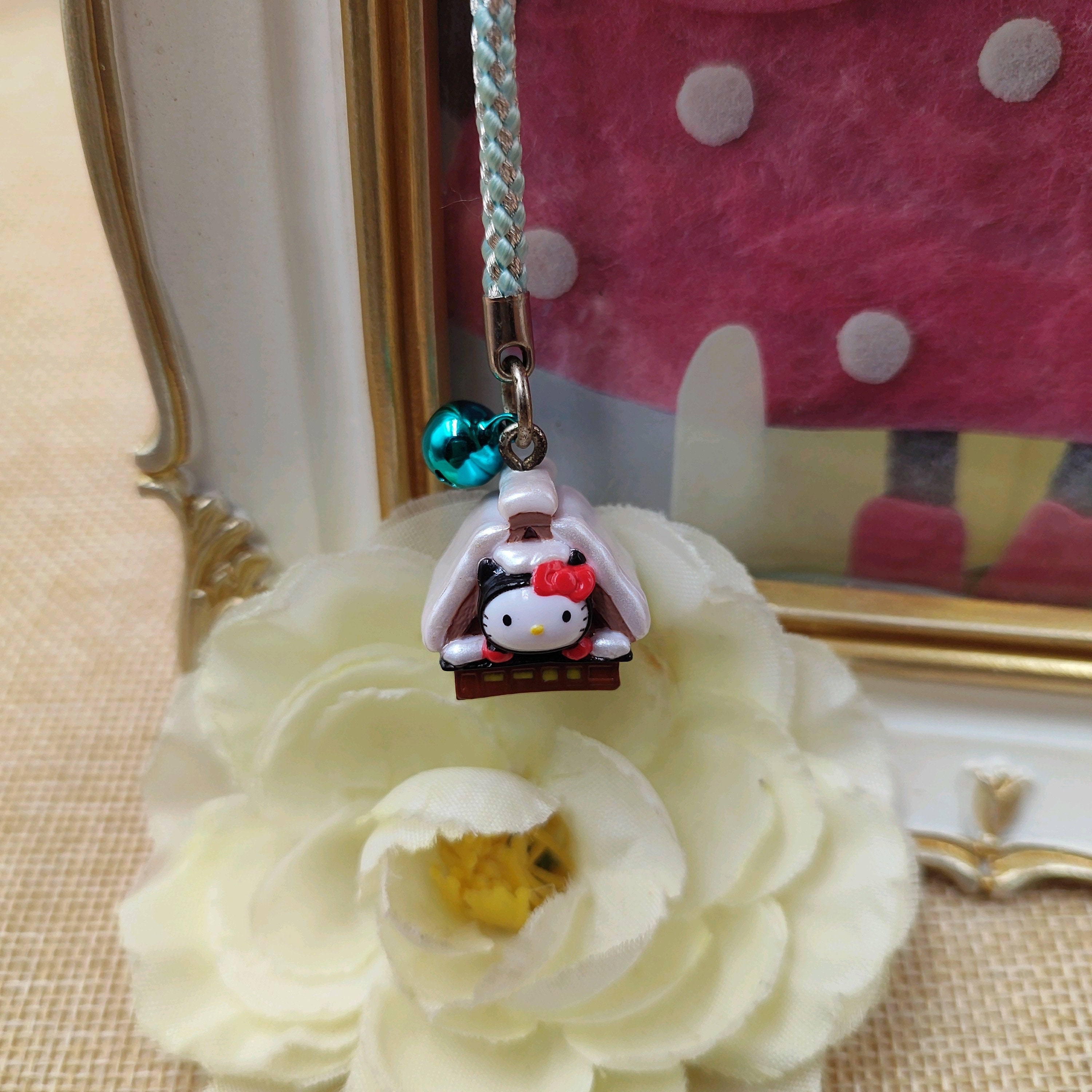 Hello Kitty GOTOCHI Phone Charm Strap Kitty World Heritage