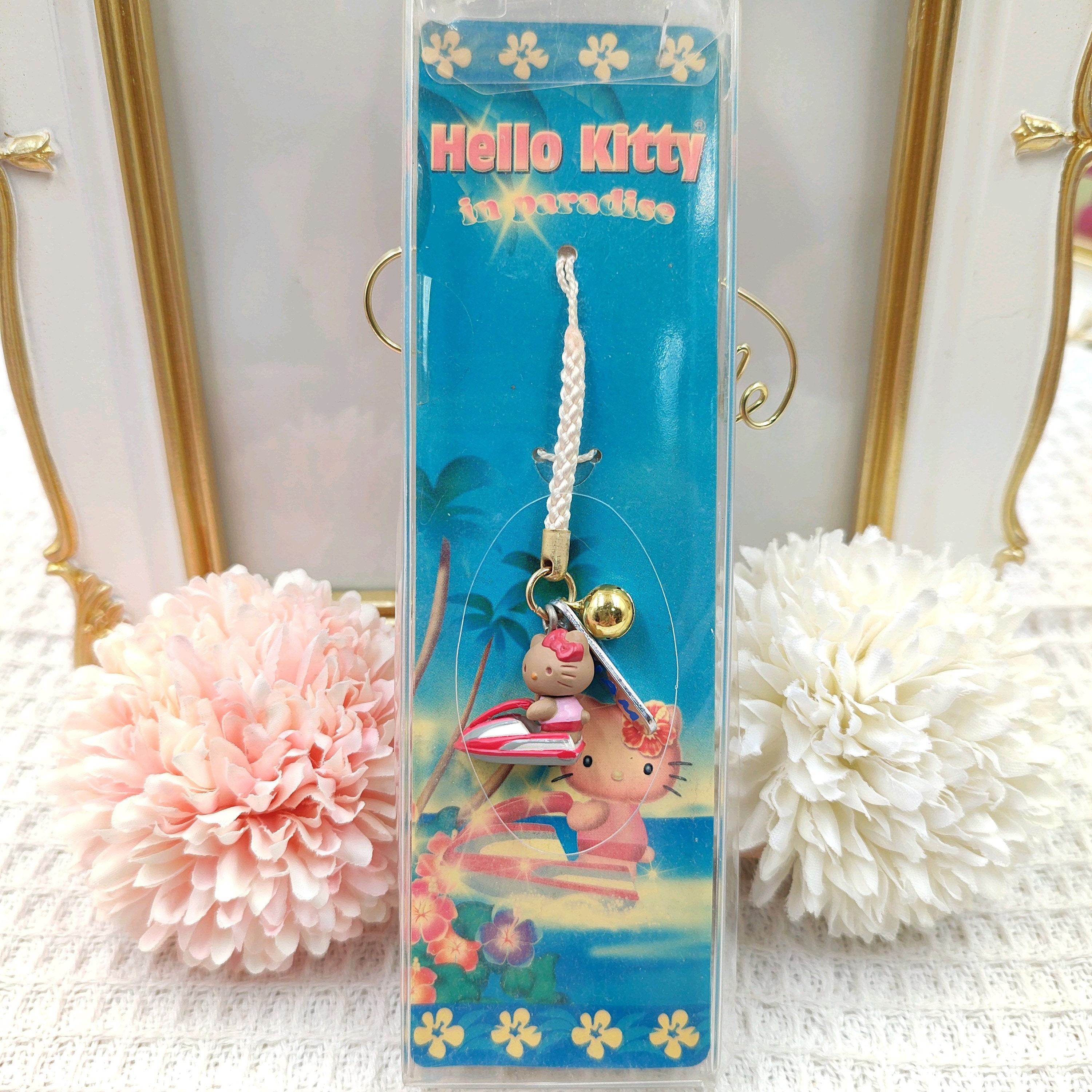 Kitty Cellphone Charm,kitty Tanned Skin Riding Jet Ski