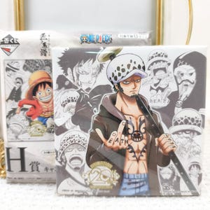 One Piece 20th Anniversary Takumi no Keifu Trafalgar Law Peinture Toile Conseil de bois