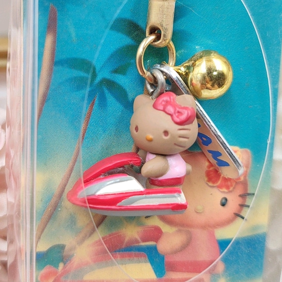Kitty Cellphone Charm,kitty Tanned Skin Riding Jet Ski