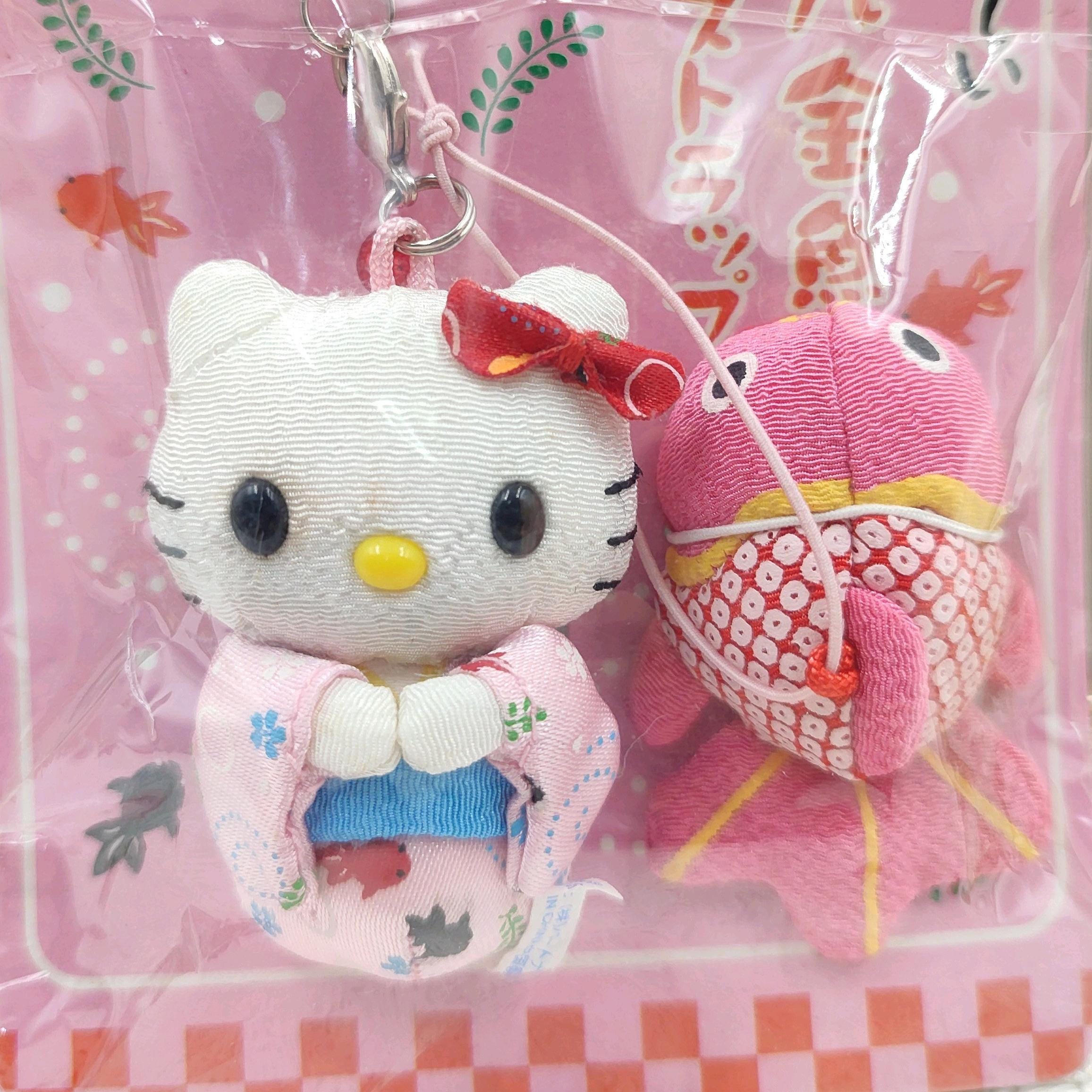 Hello kitty keychain plush deals