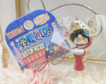 One Piece Chopperman with Panda Figure Strap Keychain Ueno