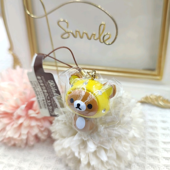 Rilakkuma Figure Strap Jewel Mushroom Amusement Exclusive