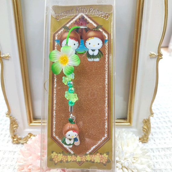 最低価格の Kitty Hawaii Coconut Strap,gotochi,phone Charm Strap ストラップ