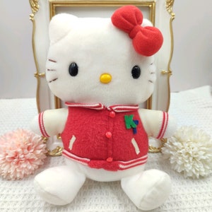 Vintage Sanrio,Hello Kitty Red Jacket Costume Plush Doll,Kitty Plush Doll,Kitty Doll,Kitty plush,Sanrio Doll,Plush doll,Toys,Plushies