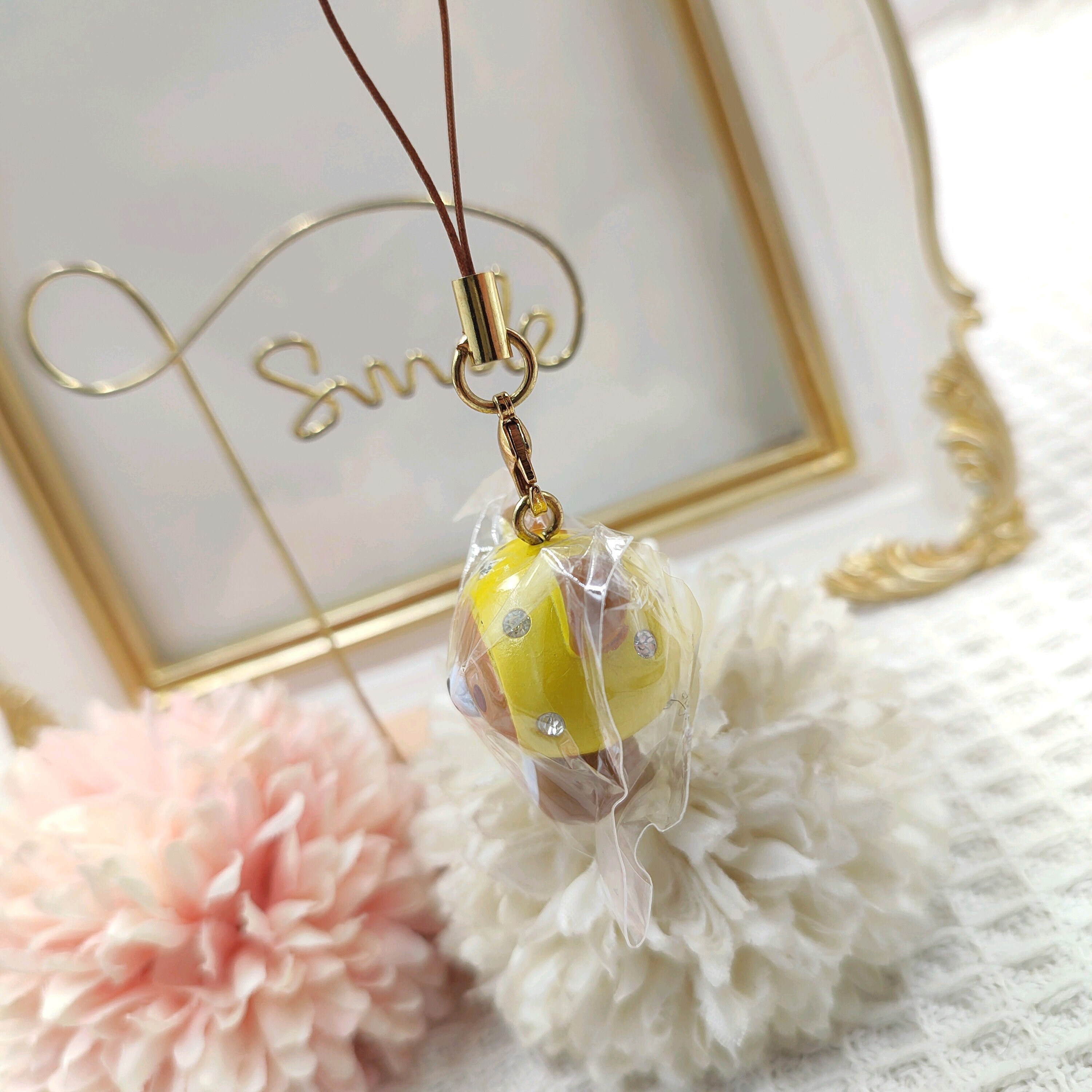 Rilakkuma Figure Strap Jewel Mushroom Amusement Exclusive