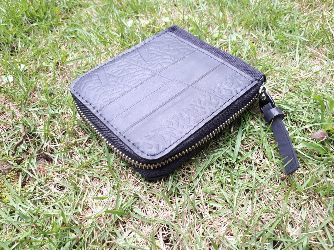 Zip Around Inner Tube Wallet With Coin Compartment Eco Etsy UK