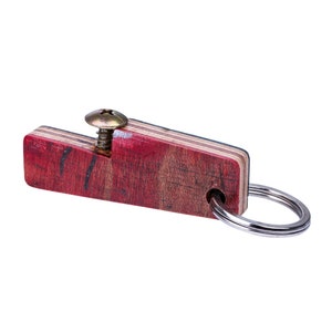 Zig Recycled Skateboard Keyring the Bottle Opener Keyholder | Gift for skateboard lovers