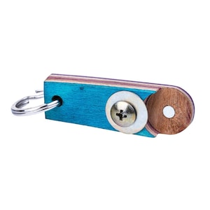 Recycled Skateboard Keyring | Bottle Opener Keyholder | Eco-friendly Gift for skateboard lover
