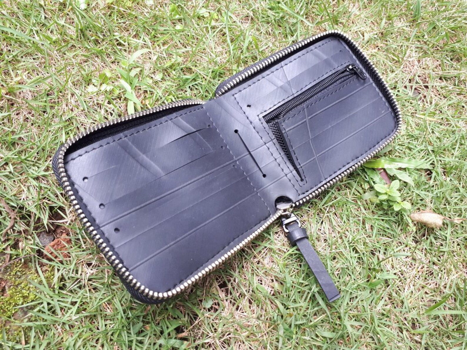 Zip Around Inner Tube Wallet With Coin Compartment Eco Etsy UK