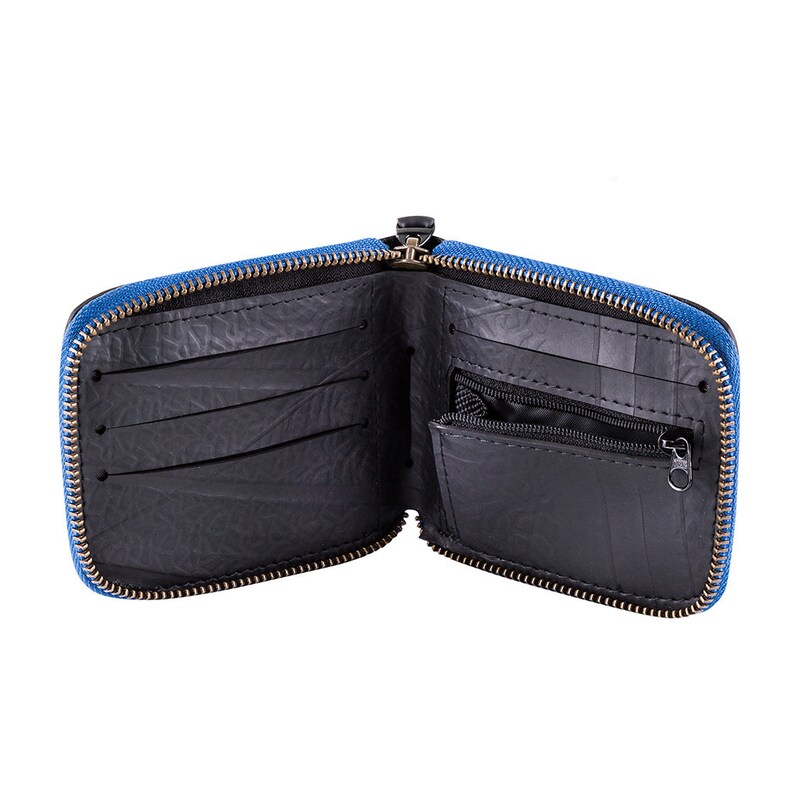 Zip Around Inner Tube Wallet With Coin Compartment Eco Etsy UK