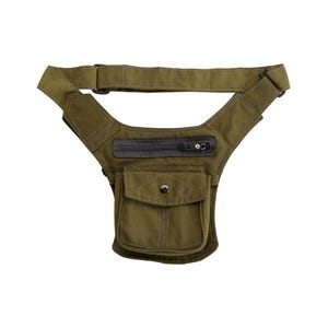 Donald Recycled Canvas Vegan Crossbody Bag