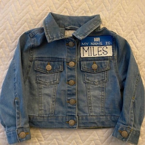 Personalized &quot;Hi! My Name Is...&quot; Jacket