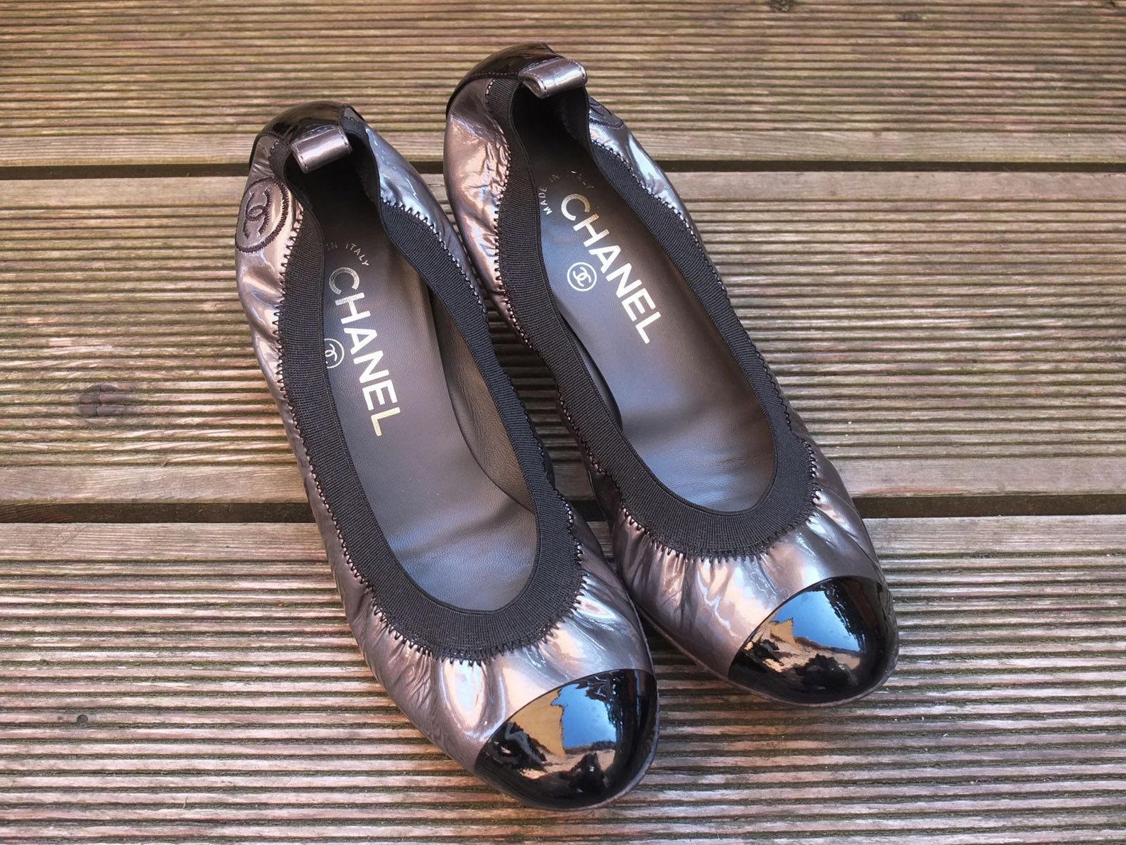 chanel ballet flats · stretch ballerina · cap toe pumps · evening shoes · pumps · sandals · heeled ballerines · ballerina