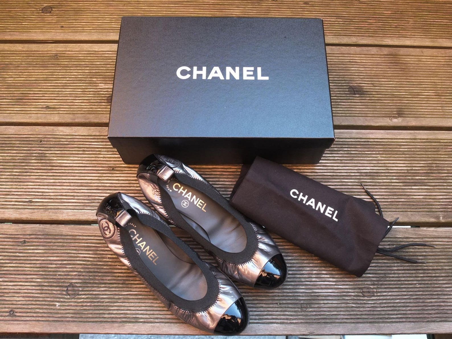 chanel ballet flats · stretch ballerina · cap toe pumps · evening shoes · pumps · sandals · heeled ballerines · ballerina