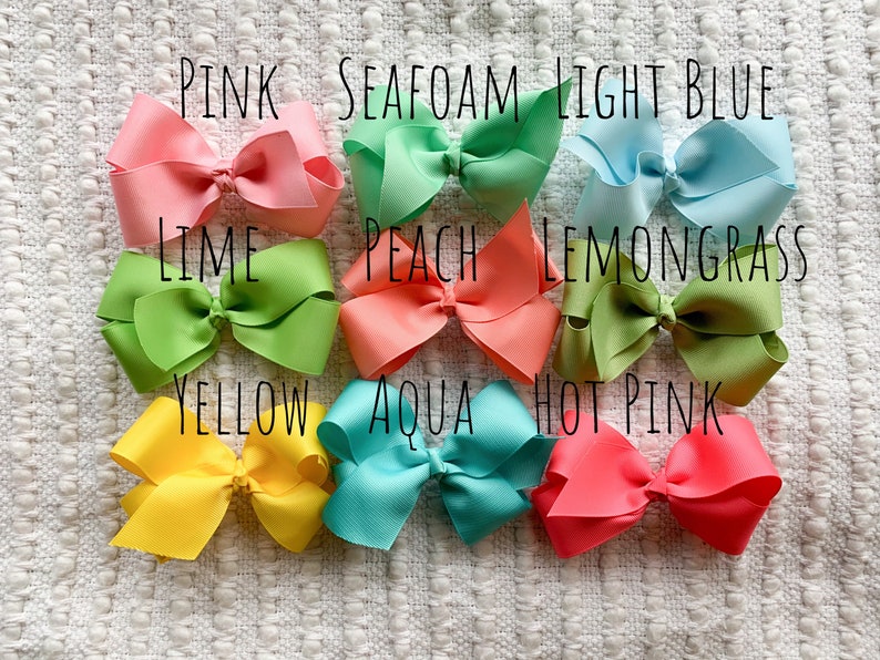 Baby Hearing Aid/Cochlear Headband 4 Inch Boutique Bow image 2