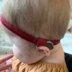 Schlichtes dehnbares Hörgerät / Cochlea-Stirnband Softbands Hörgerätezubehör Bild 3