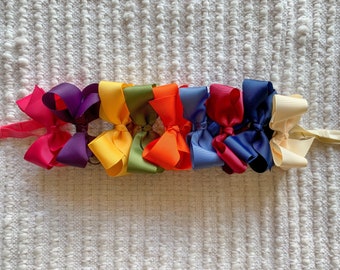 Baby/Child Hearing Aid/Cochlear Headband 4 Inch Boutique Bow