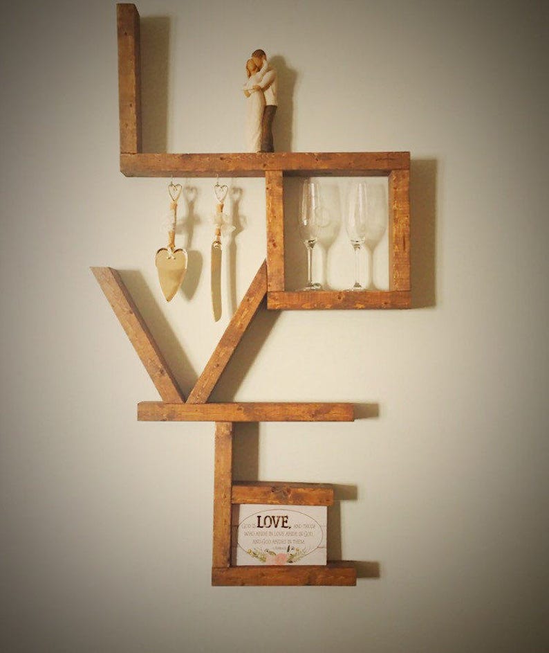 Love Shelf / Love Sign / Shelf Sign / Love Decor Etsy