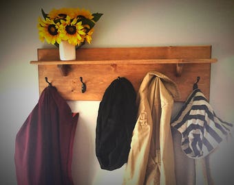 Entryway Organizer / Mudroom Organizer / Entryway Shelf / Mudroom Shelf / Closet Hanger / Closet Shelf