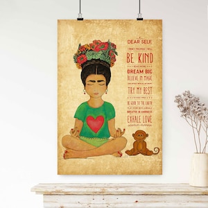 Dear self - Human Rights Poster, LGBTQ Poster, Vintage Poster, Pride Poster, Wall Art,